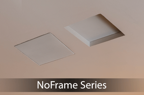Enceintes et Subwoofers encastrables - Gamme NoFrame de Magna Audio