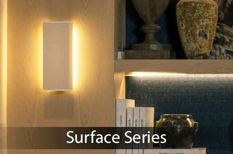 Enceintes lumineuses murales - Gamme Surface de Magna Audio