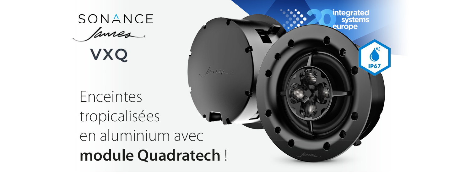 Haut-parleur James modèle 8X réseau croisé avec contrôle de gain variable