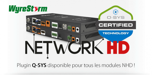 Q-SYS disponible pour modules NHD !