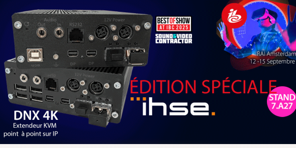 IBC : nouveau DNX-4K chez IHSE !