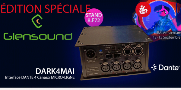 IBC  2025 : nouveautés Glensound !