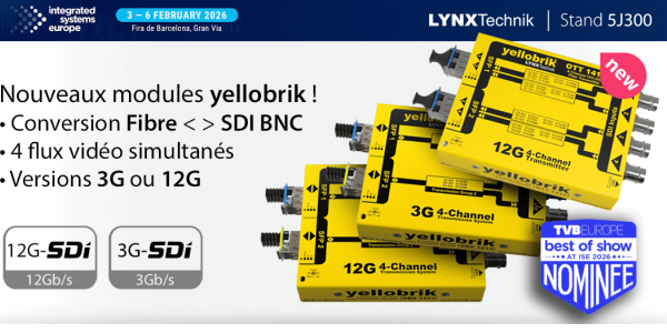 Nouveautés LYNX Technik ISE 2026