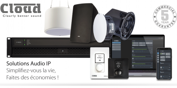 Solutions  Audio sur IP par Cloud Electronics 