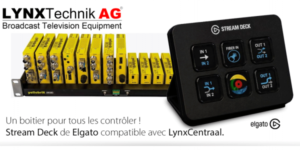 LynxCentraal compatible Stream Deck de Elgato