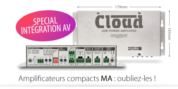 Amplificateurs compacts Cloud